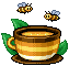 Bee themed teacup