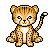 Animated cheetah cub