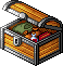 A wooden treasure chest
